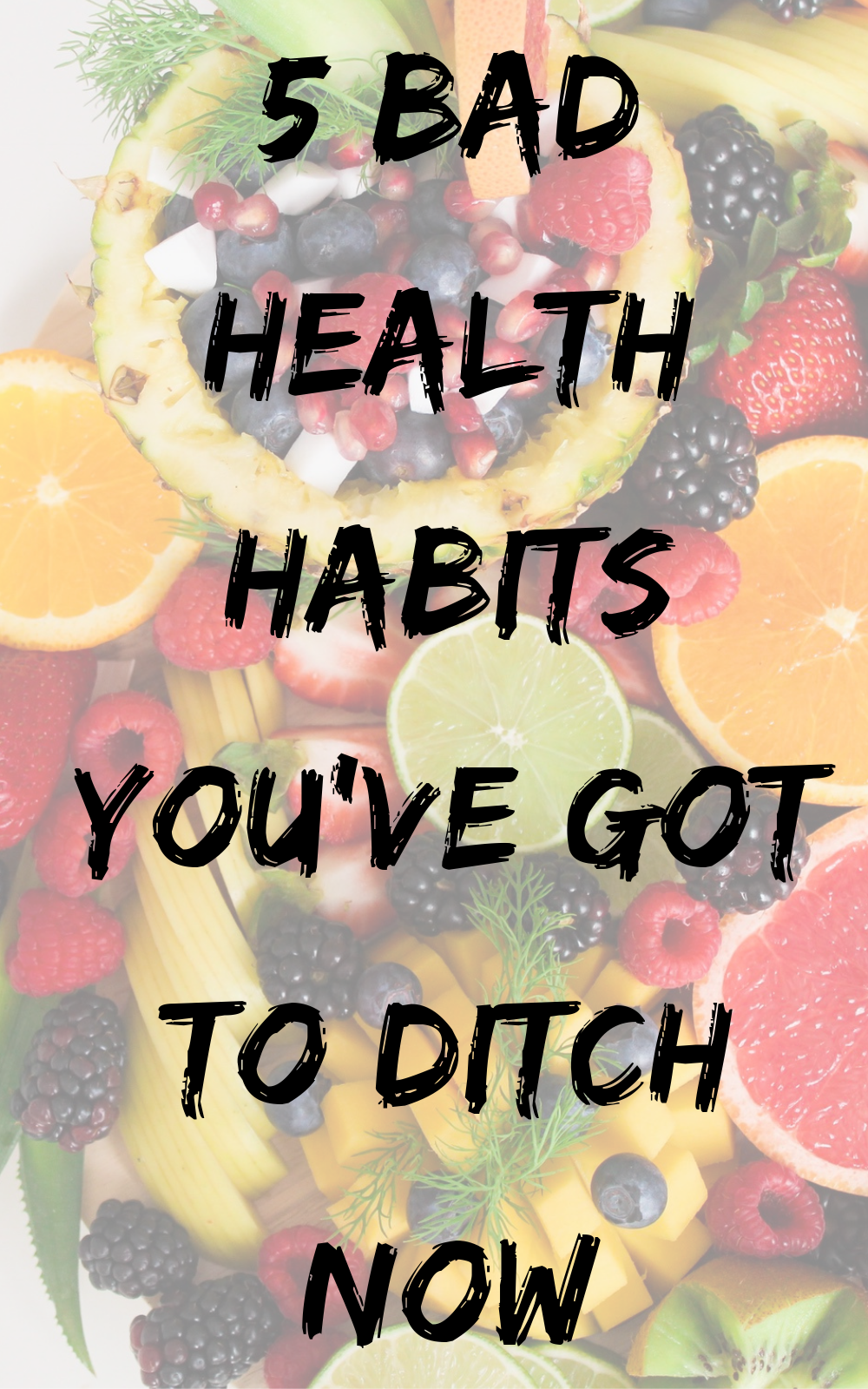 bad health habits
