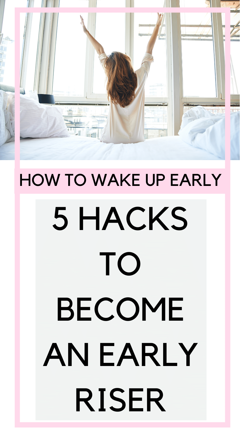 how to wake up earlier