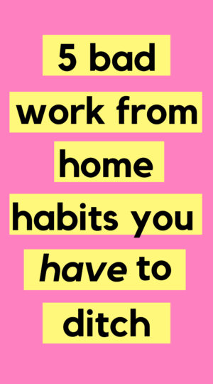 work from home tips