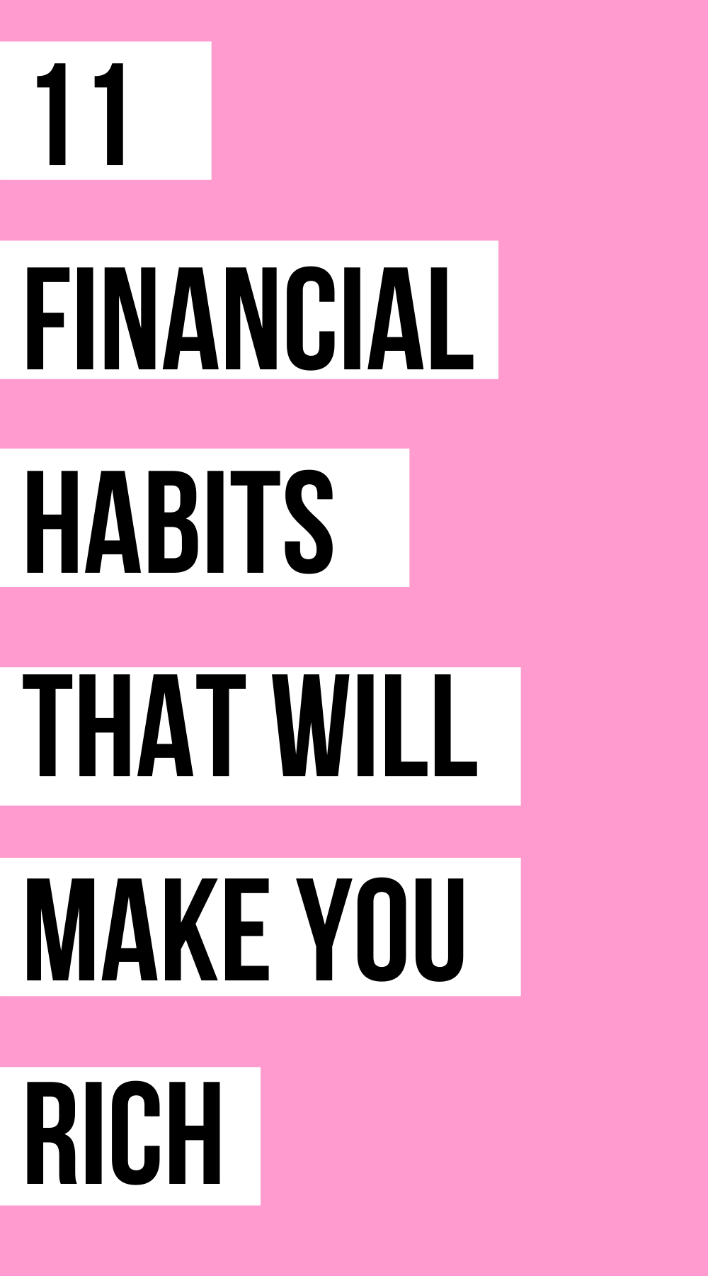 financial habits