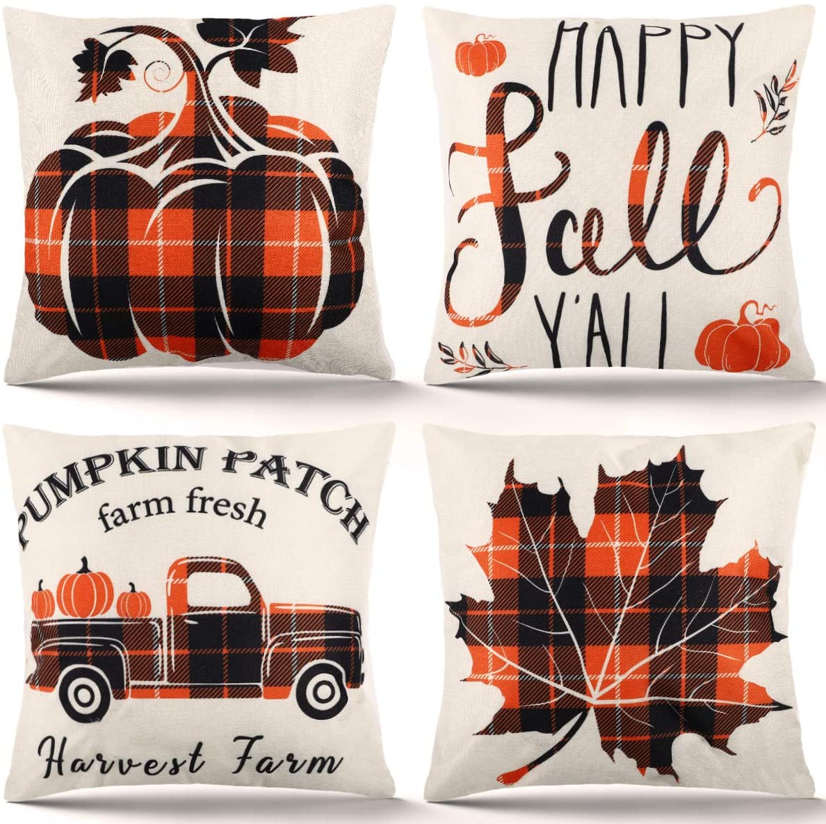 fall decor ideas - fall pillow covers