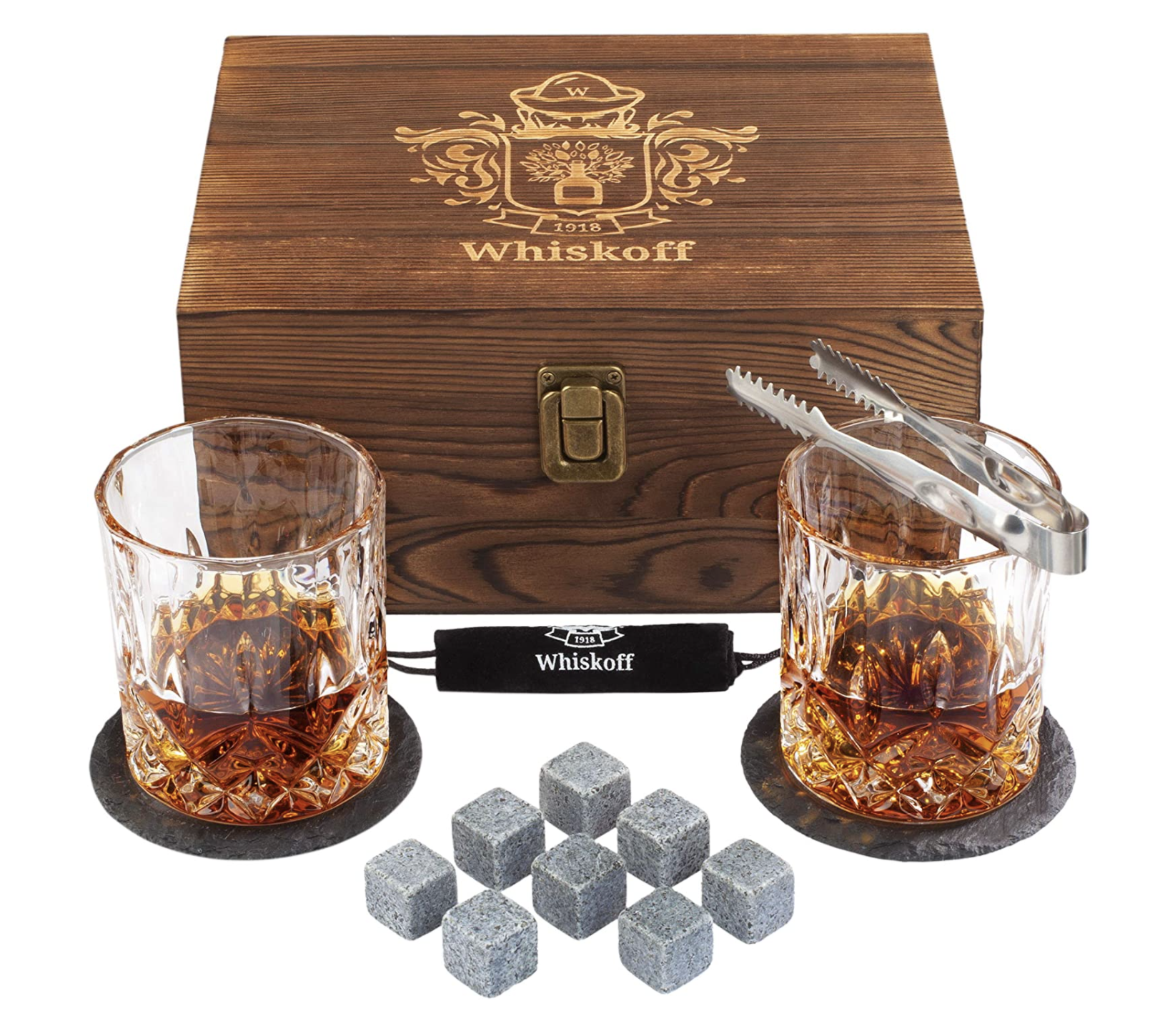 christmas gift ideas for him - whiskey set